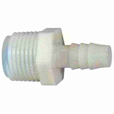 Midwest Fastener 3/8" x 1/2MIP Nylon Plastic Hose Barbs 4PK 66492